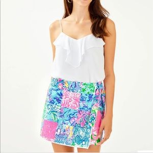 Lilly Pulitzer Simona Skort in Popup Back Together Again Patch